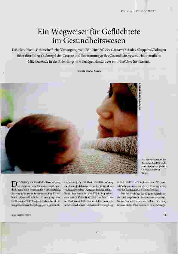 Vorschauseite 1: Ein Wegweiser für Geflüchtete im Gesundheitswesen