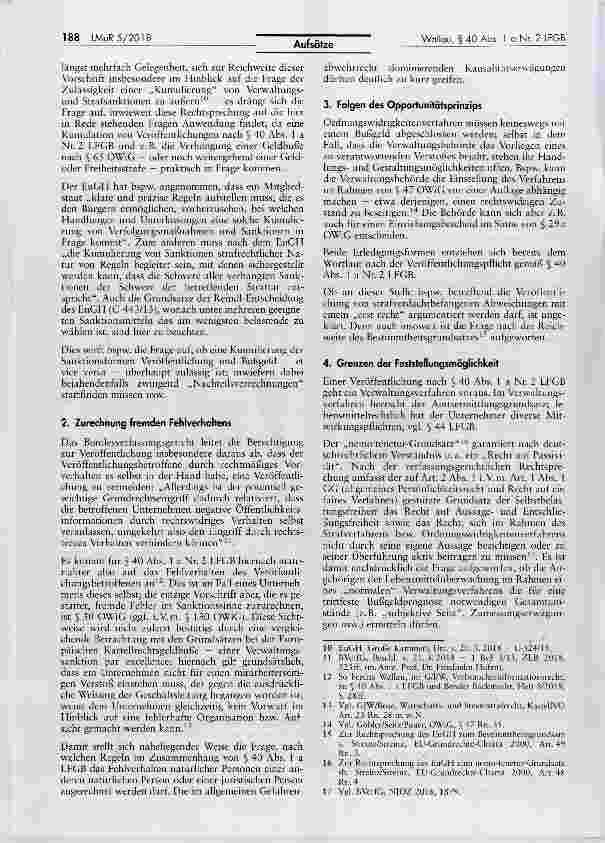 Vorschauseite 3: Einige Fragen zu § 40 Abs. 1 a Nr. 2 LFGB