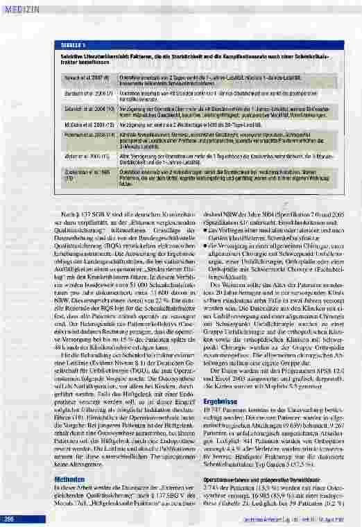 Vorschauseite 2: Leitlinie oder Landrecht bei der Versorgung der Schenkelhalsfraktur?