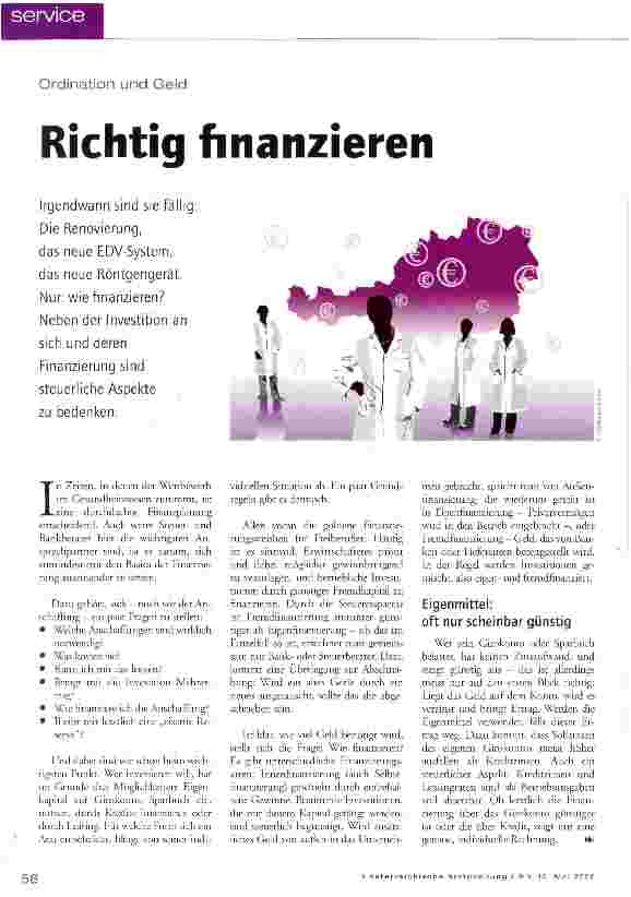 Vorschauseite 1: Richtig finanzieren
