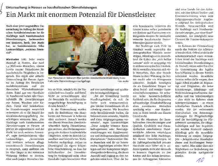 Vorschauseite 1: Ein Markt mit enormem Potenzial für Dienstleister