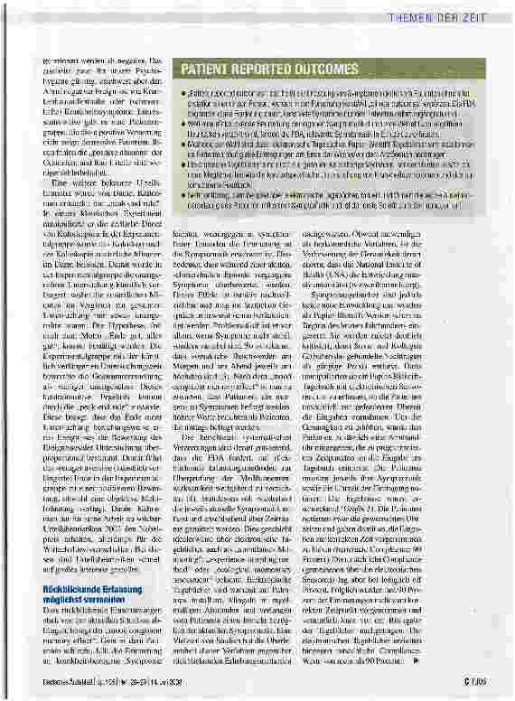Vorschauseite 2: Echtzeiterfassung von Symptomen