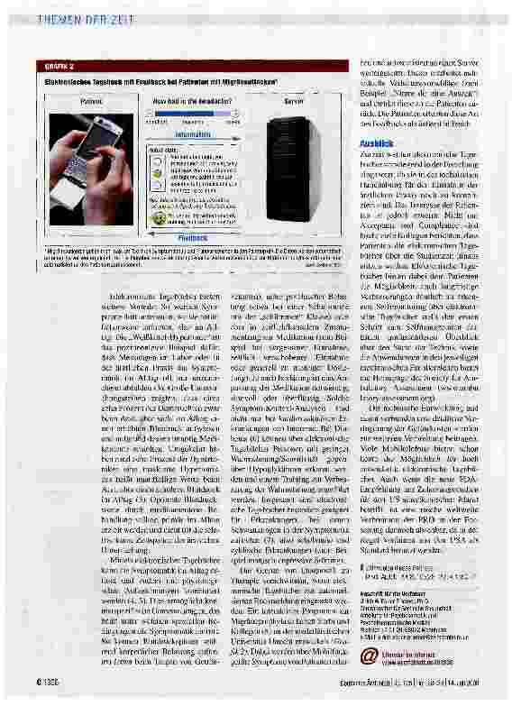 Vorschauseite 3: Echtzeiterfassung von Symptomen