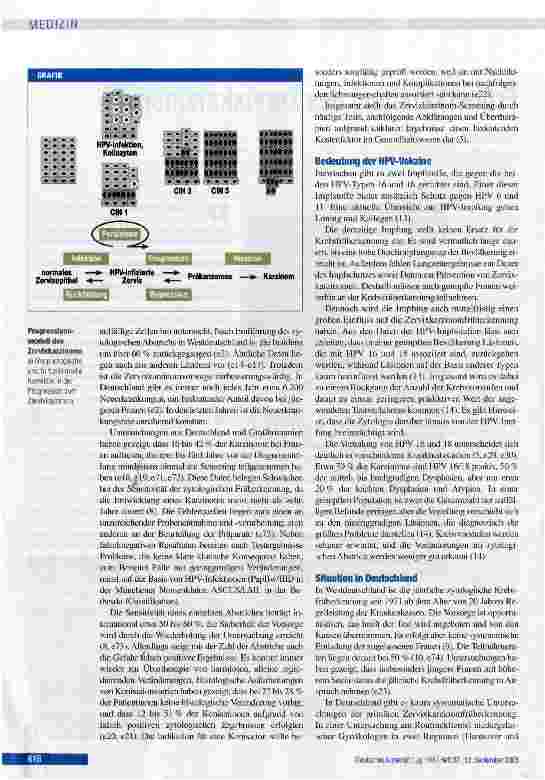 Vorschauseite 2: Früherkennung des ZervixkarzinomsSuche nach einem Gesamtkonzept