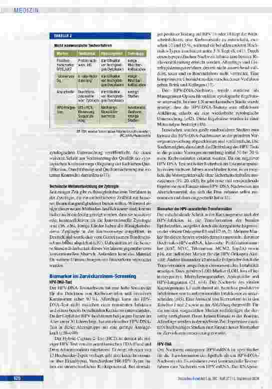 Vorschauseite 4: Früherkennung des ZervixkarzinomsSuche nach einem Gesamtkonzept