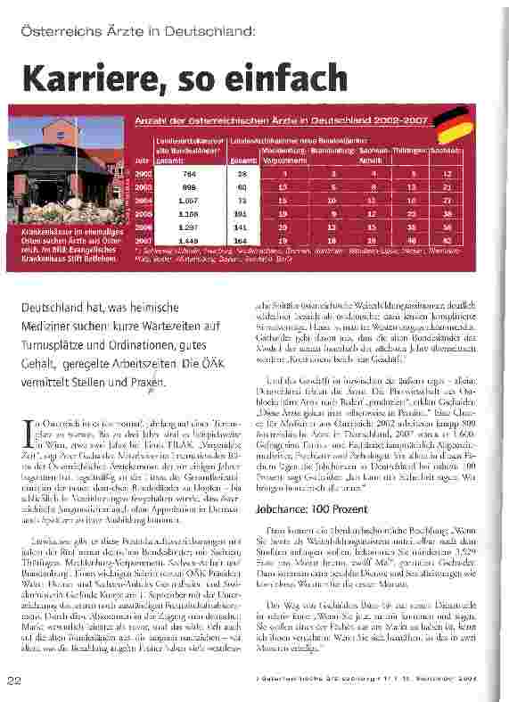 Vorschauseite 1: Ärzte-AusbildungSchneller und besser