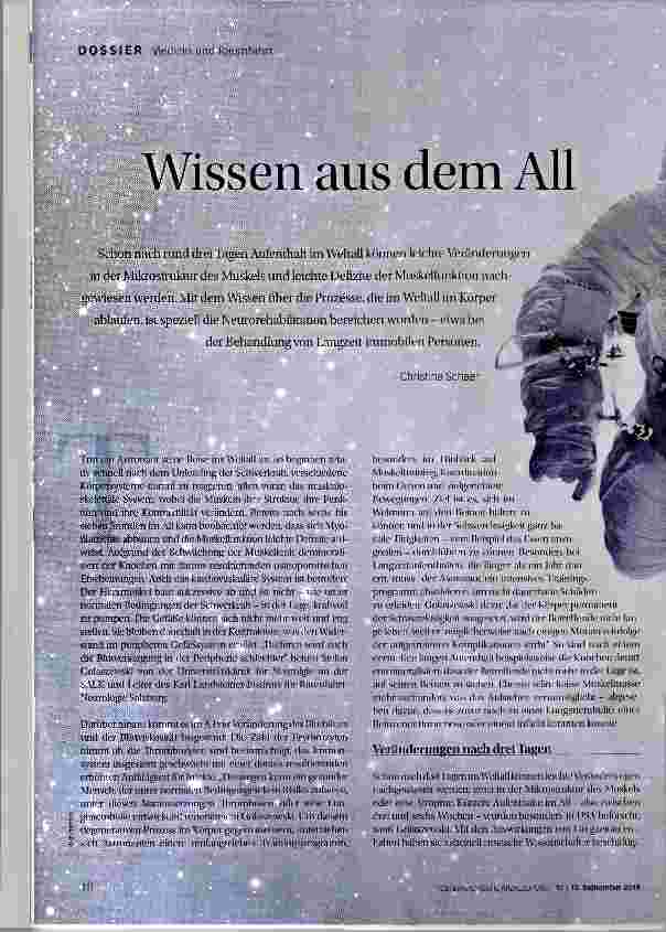 Vorschauseite 1: Wissen aus dem All