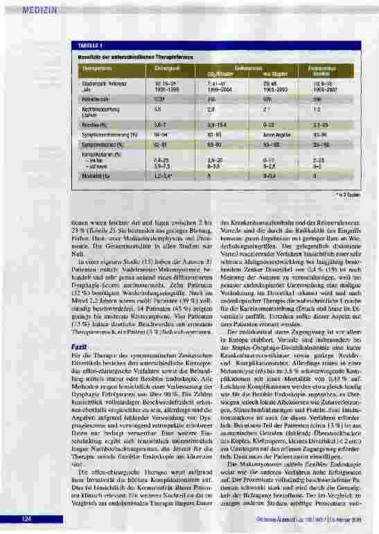Vorschauseite 5: Behandlung des Zenkerschen Divertikels
