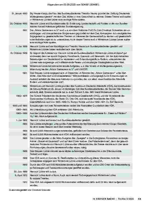 Vorschauseite 4: Zeitreise durch die Geschichte des Kuratorium Deutsche Altershilfe (KDA)