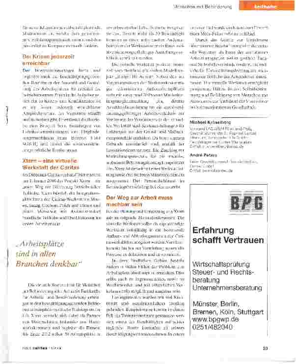 Vorschauseite 3: Individuelle Arbeitsplätze formen künftige Werkstattlandschaft