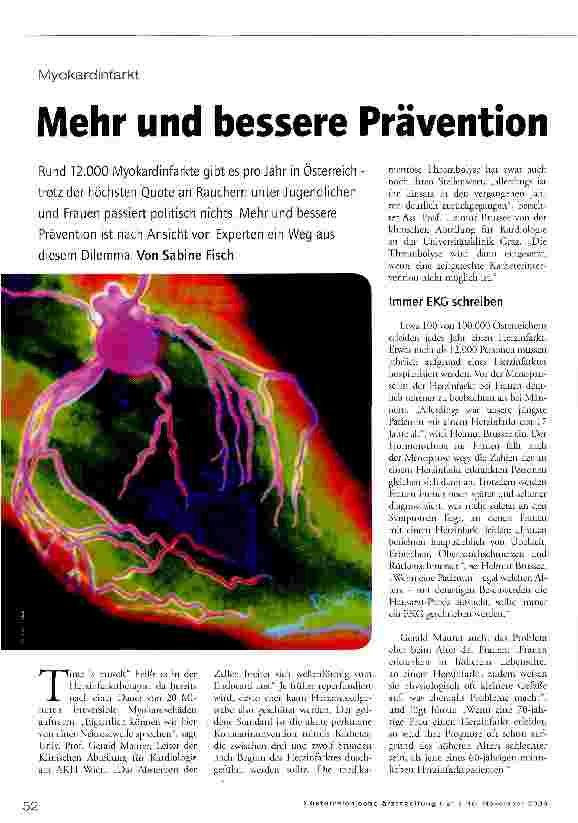 Vorschauseite 1: Mehr und bessere Prävention