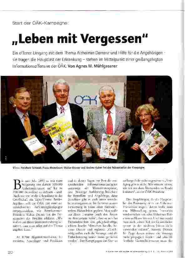 Vorschauseite 1: „Leben mit Vergessen