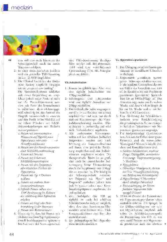 Vorschauseite 4: Schilddrüse und Schwangerschaft