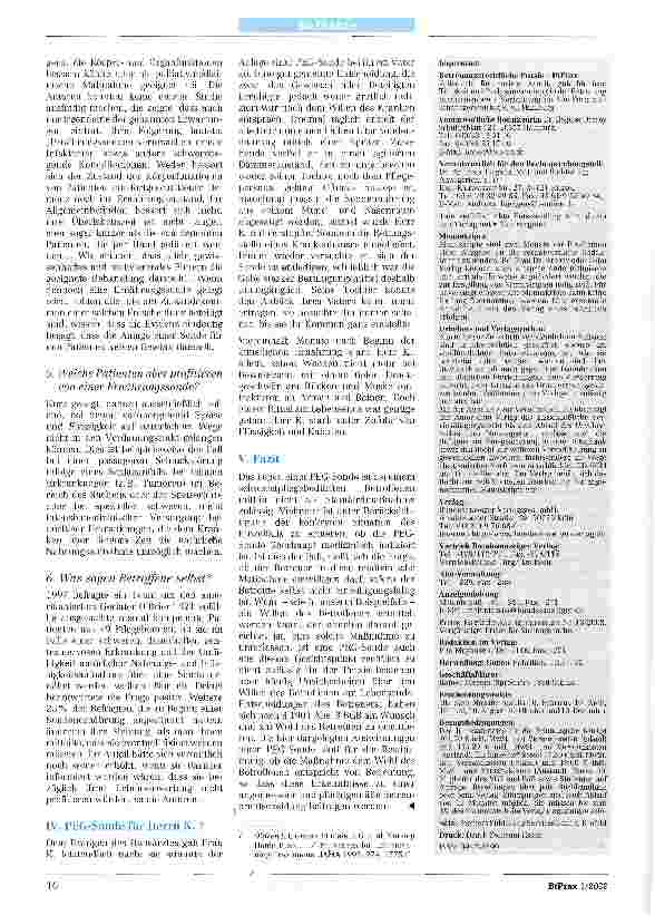 Vorschauseite 3: Wollen Sie, dass der Mensch, den Sie betreuen, verhungert?