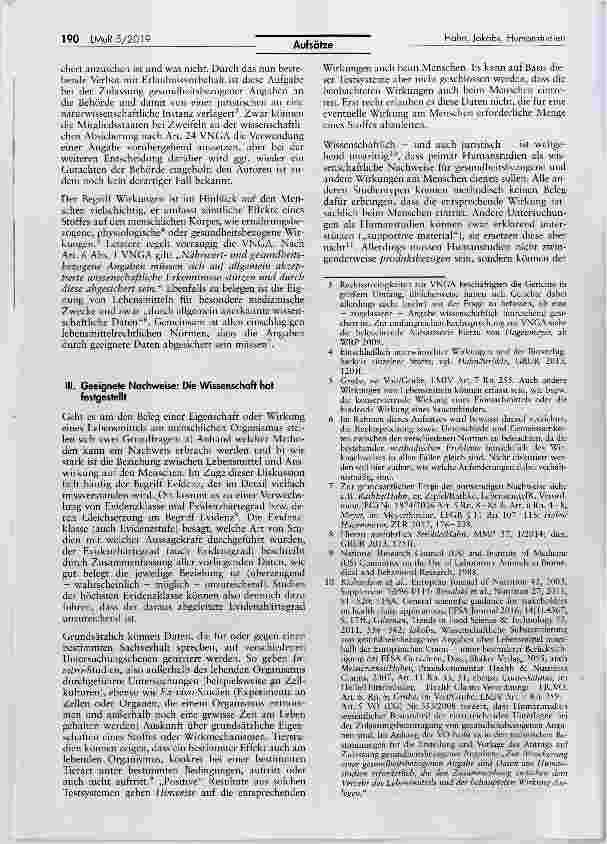 Vorschauseite 2: Humanstudien mit Lebensmitteln