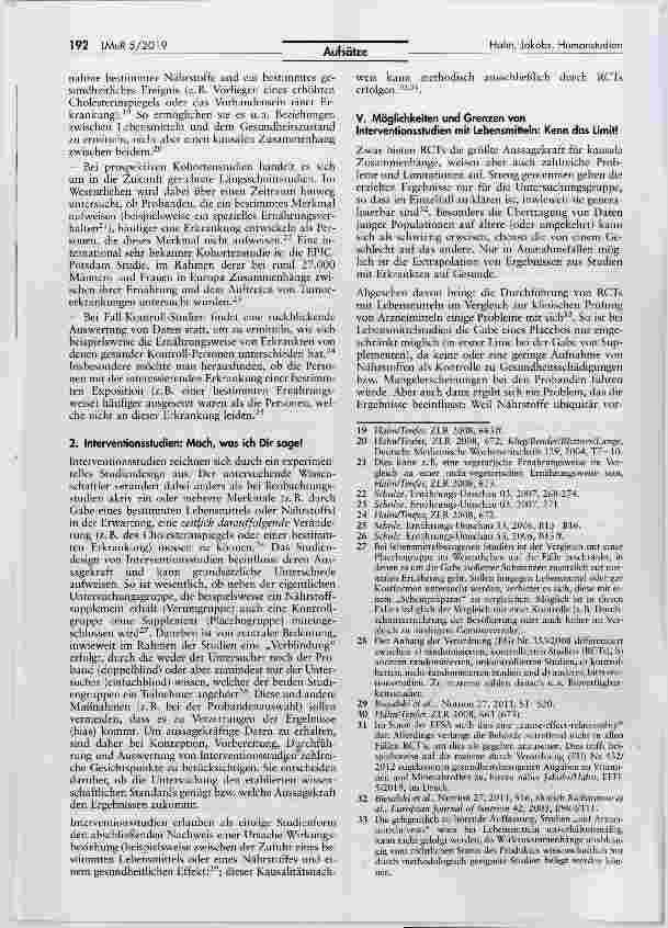 Vorschauseite 4: Humanstudien mit Lebensmitteln