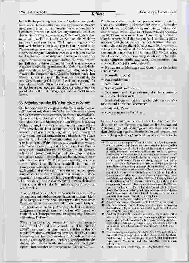 Vorschauseite 6: Humanstudien mit Lebensmitteln