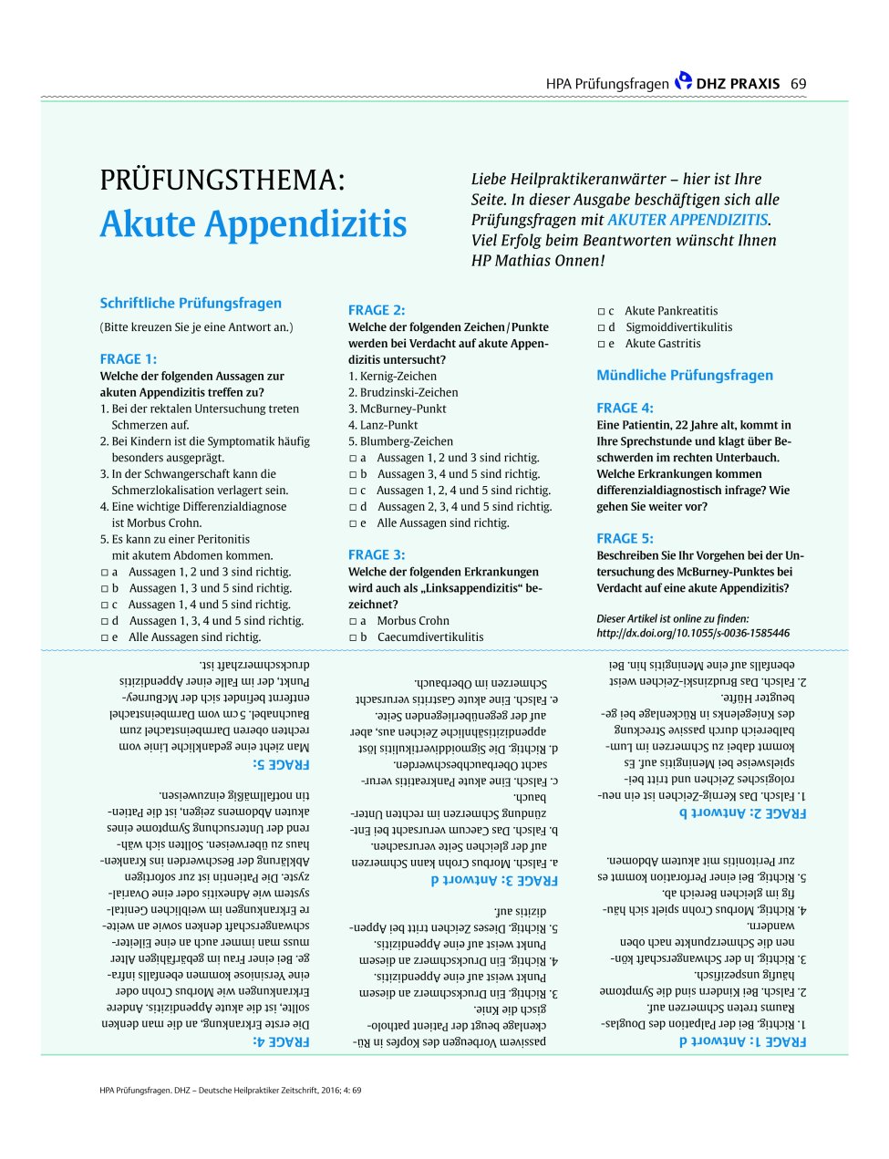 Vorschauseite 1: Akute Appendizitis