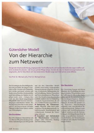 Vorschauseite 1: Gütersloher Modell Von der Hierarchie zum Netzwerk