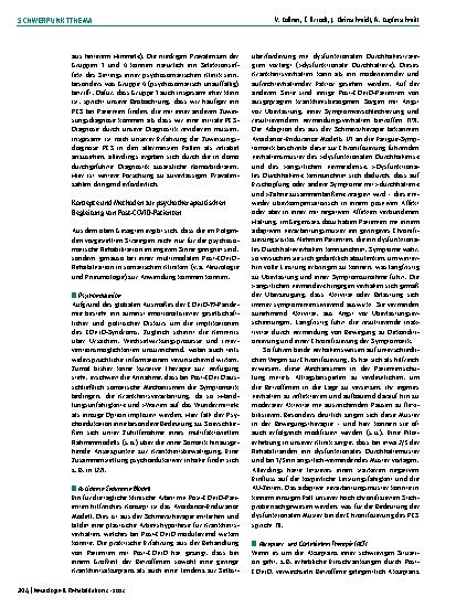 Vorschauseite 4: Psychosomatische Aspekte und Rehabilitationskonzepte beim Post-COVID-Syndrom