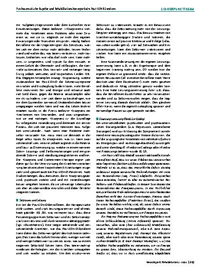 Vorschauseite 5: Psychosomatische Aspekte und Rehabilitationskonzepte beim Post-COVID-Syndrom