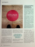 Vorschauseite 2: "Spitalhygiene ist auch eine Frage von Disziplin und Automatismen."