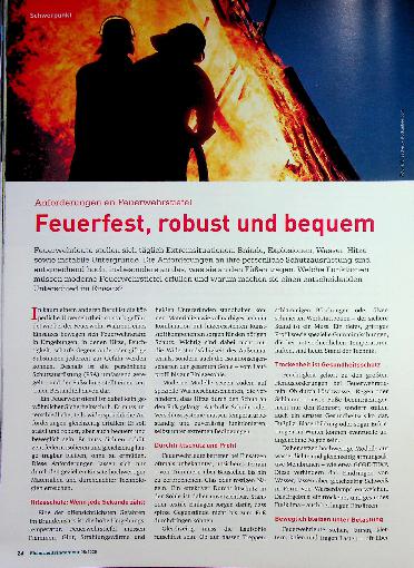 Vorschauseite 1: Anforderungen an Feuerwehrstiefel Feuerfest, robust und bequem
