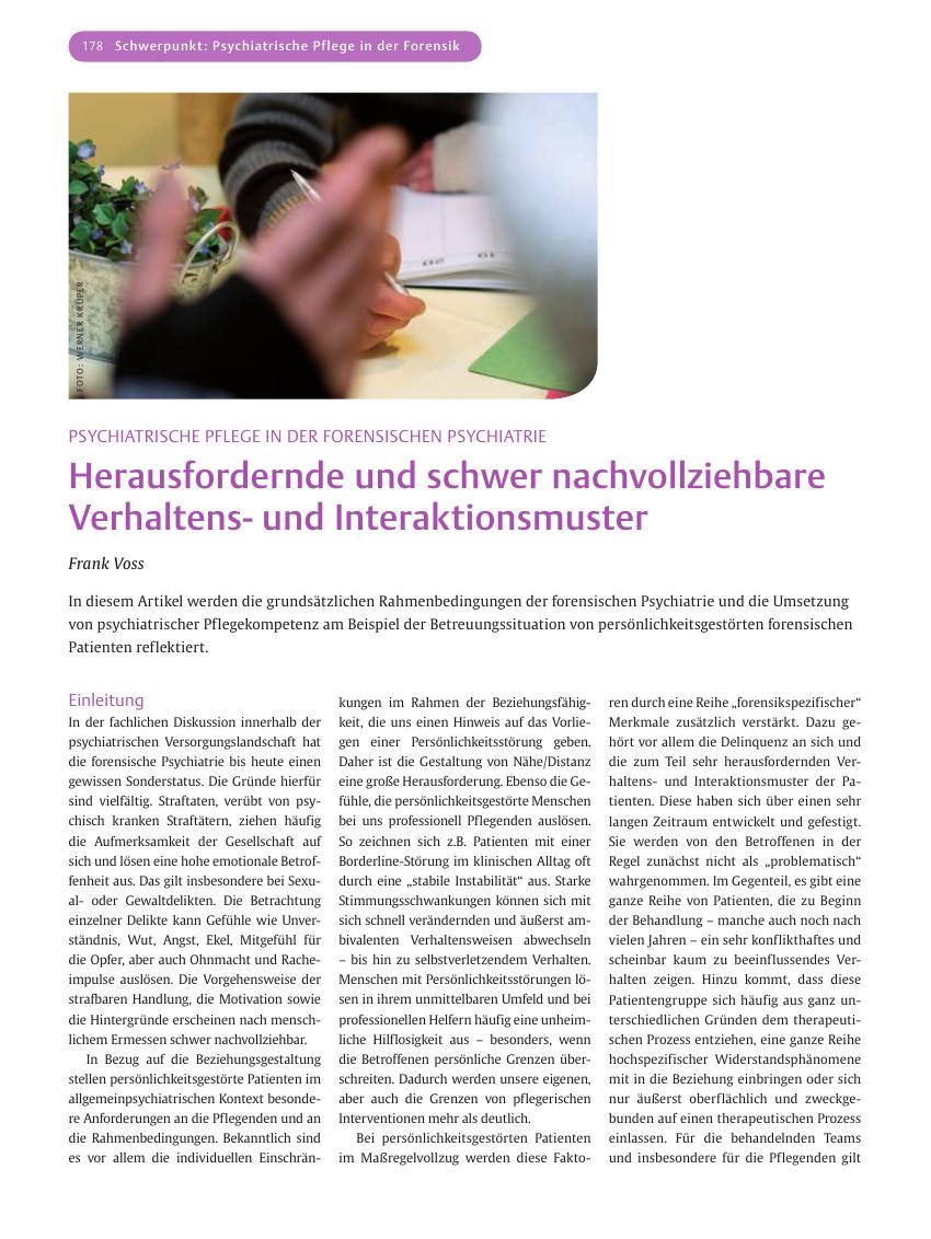 Vorschauseite 1: Herausfordernde und schwer nachvollziehbare Verhaltensund Interaktionsmuster