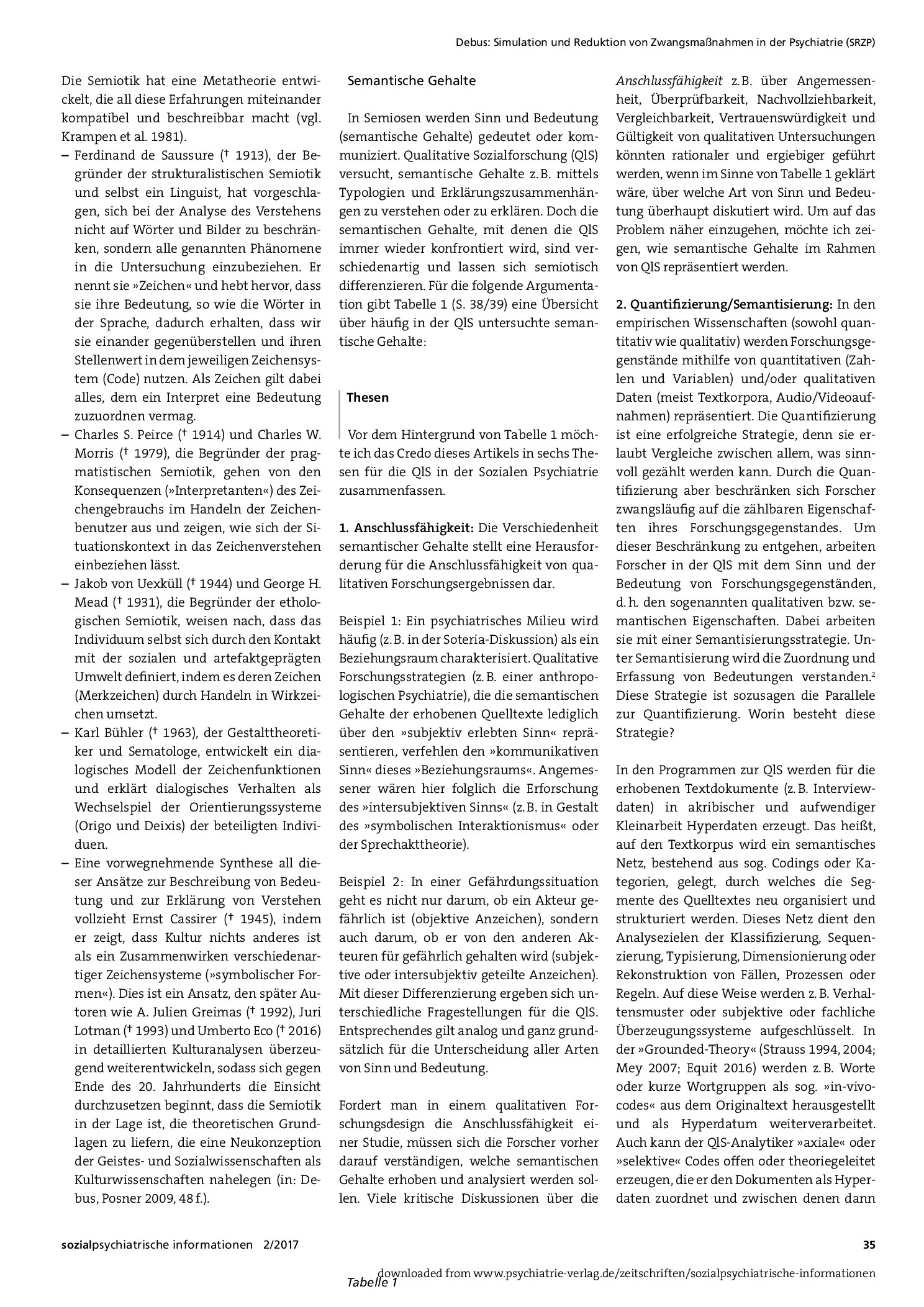 Vorschauseite 5: Simulation und Reduktion von Zwangsmaßnahmen in der Psychiatrie (SRZP) – Zur wissenschaftstheoretischen Begründung für ein multiperspektivisches, arbeitsteiliges und interdiszipli…