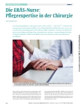 Vorschauseite 1: Die ERAS-Nurse: Pflegeexpertise in der Chirurgie