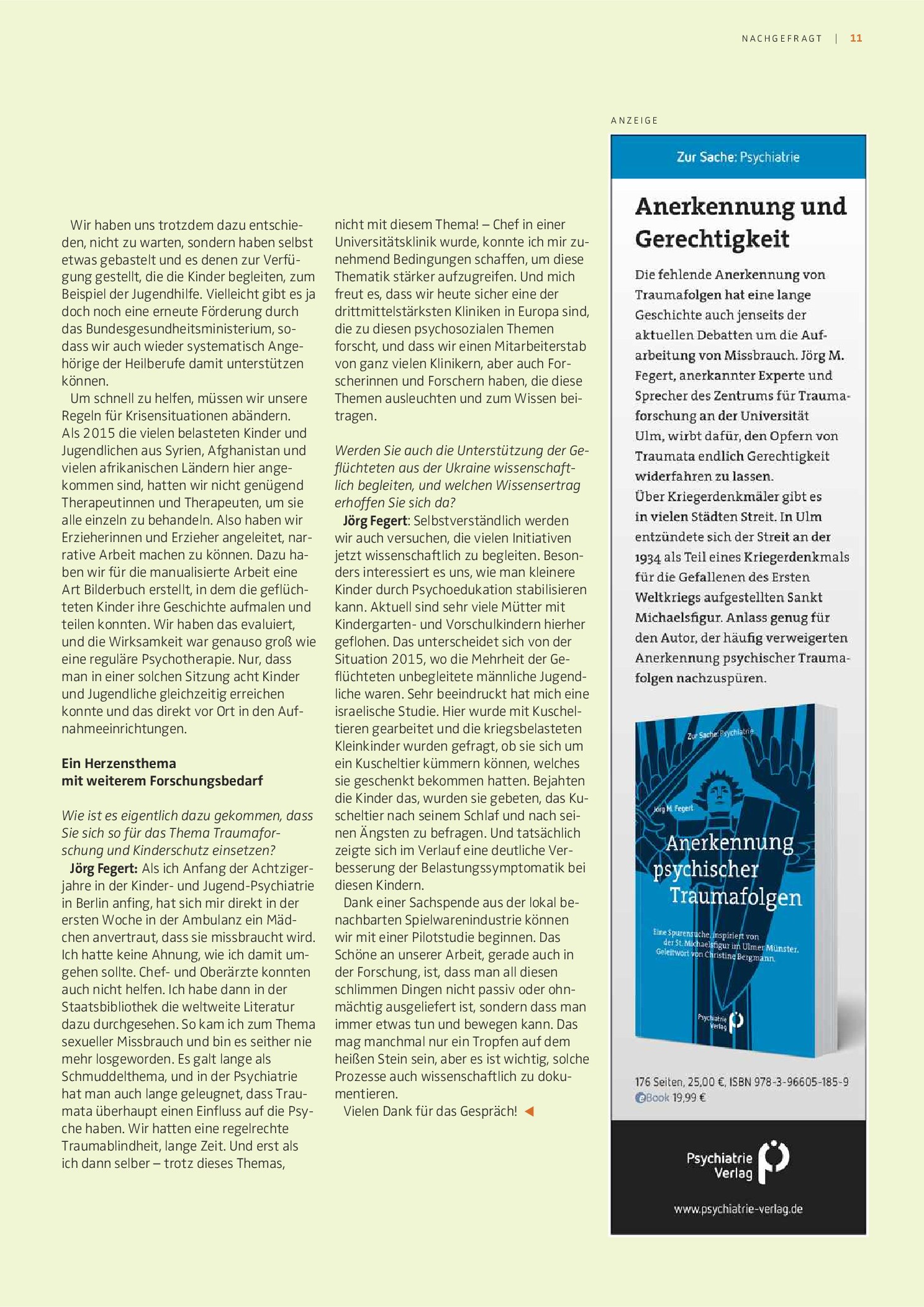 Vorschauseite 4: Oberstes Ziel: sicherer Alltag
