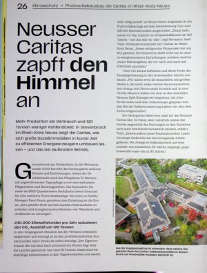 Vorschauseite 1: Neusser Caritas zapft den Himmel an