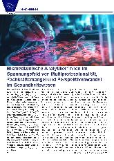 Vorschauseite 1: Biomedizinische Analytiker*innen im Spannungsfeld von Multiprofessionalität, Fachkräftemangel und Perspektivenwandel im Gesundheitswesen