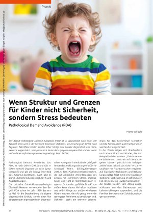 Vorschauseite 1: Wenn Struktur und Grenzen für Kinder nicht Sicherheit, sondern Stress bedeuten