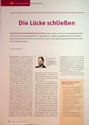 Vorschauseite 1: Die Lücke schließen