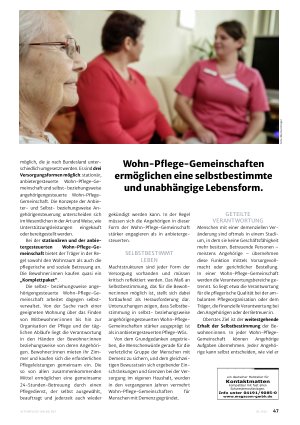 Vorschauseite 2: Wohnen im Alter – aber wie?