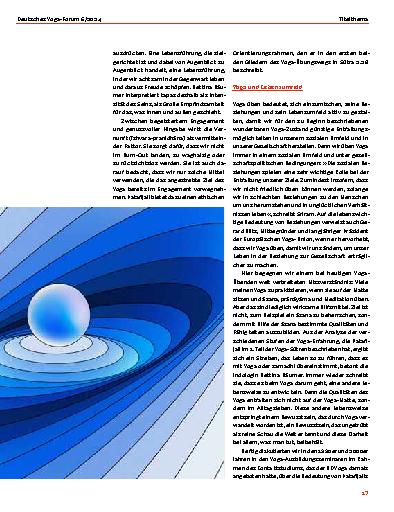 Vorschauseite 2: Yoga – Beziehung zur Welt