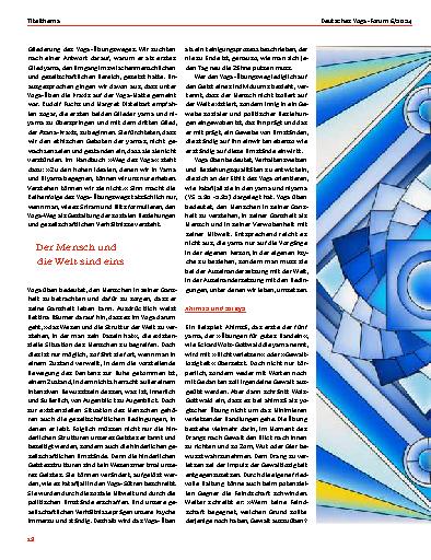 Vorschauseite 3: Yoga – Beziehung zur Welt