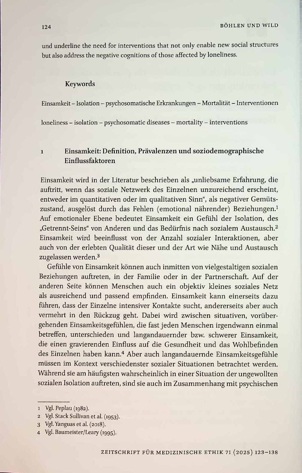 Vorschauseite 2: Einsamkeit als Risikofaktor für psychosomatische Erkrankungen und erhöhtes Sterberisiko