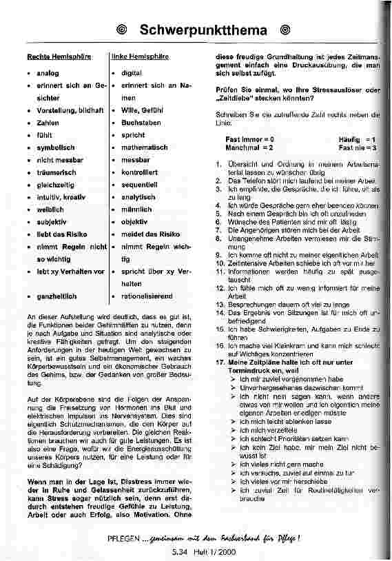 Vorschauseite 3: Persönliches Zeitmanagement