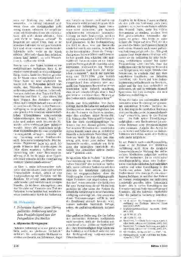 Vorschauseite 3: Palliative Sedierung