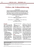 Vorschauseite 1: Evidenz der Frühmobilisierung