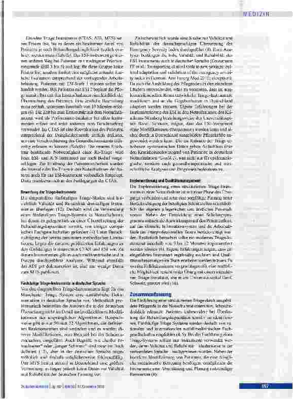 Vorschauseite 6: Triage in der Notaufnahme