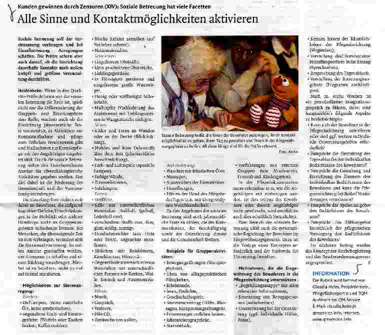 Vorschauseite 1: Alle Sinne und Kontaktmöglichkeiten aktivieren