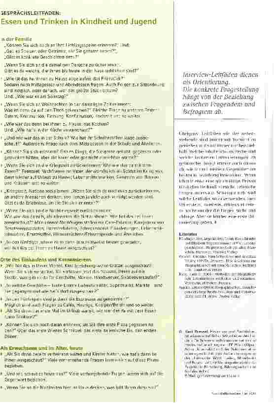 Vorschauseite 3: Über das biografische Fragen