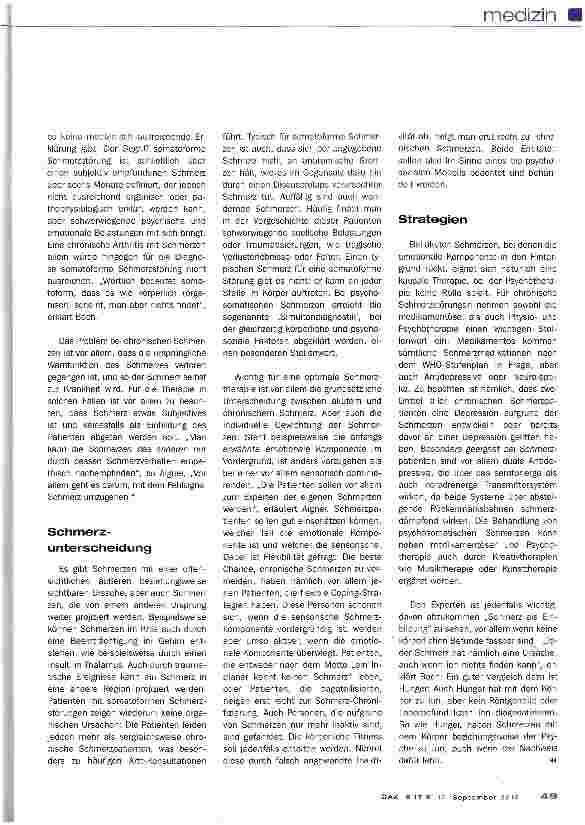 Vorschauseite 2: Wenn Schmerz zur Krankheit wird