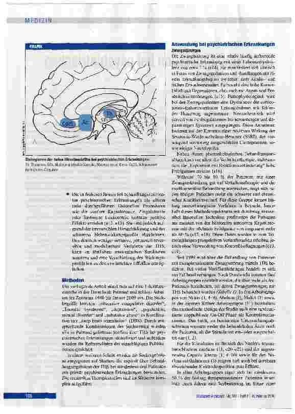 Vorschauseite 2: Tiefe Hirnstimulation bei psychiatrischen Erkrankungen