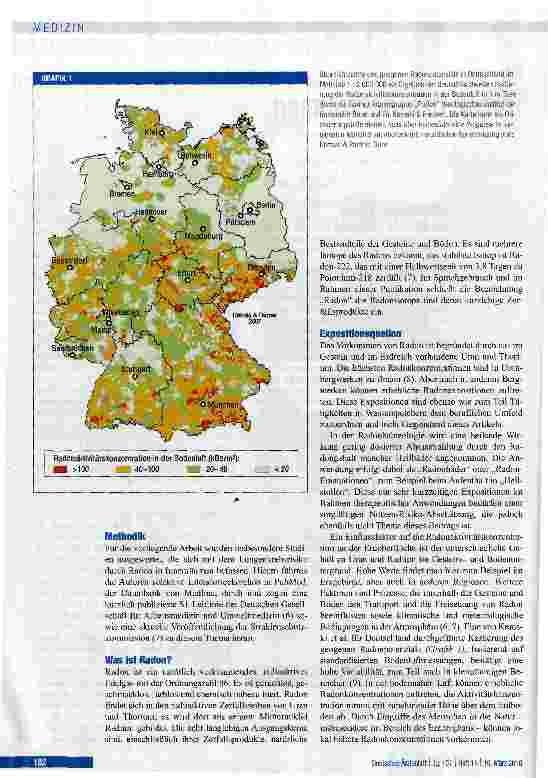 Vorschauseite 2: Radon in Innenräumen