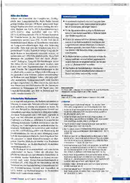 Vorschauseite 5: Radon in Innenräumen