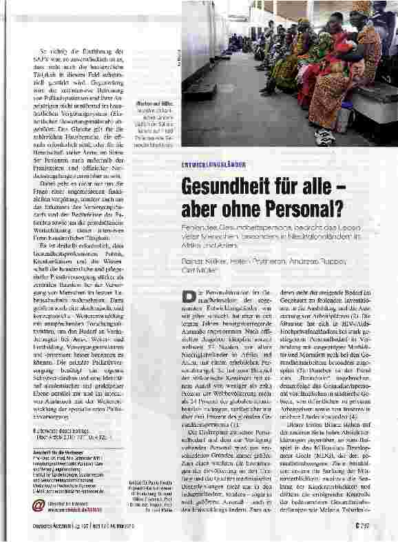 Vorschauseite 3: Der Hausarzt als erster Ansprechpartner
